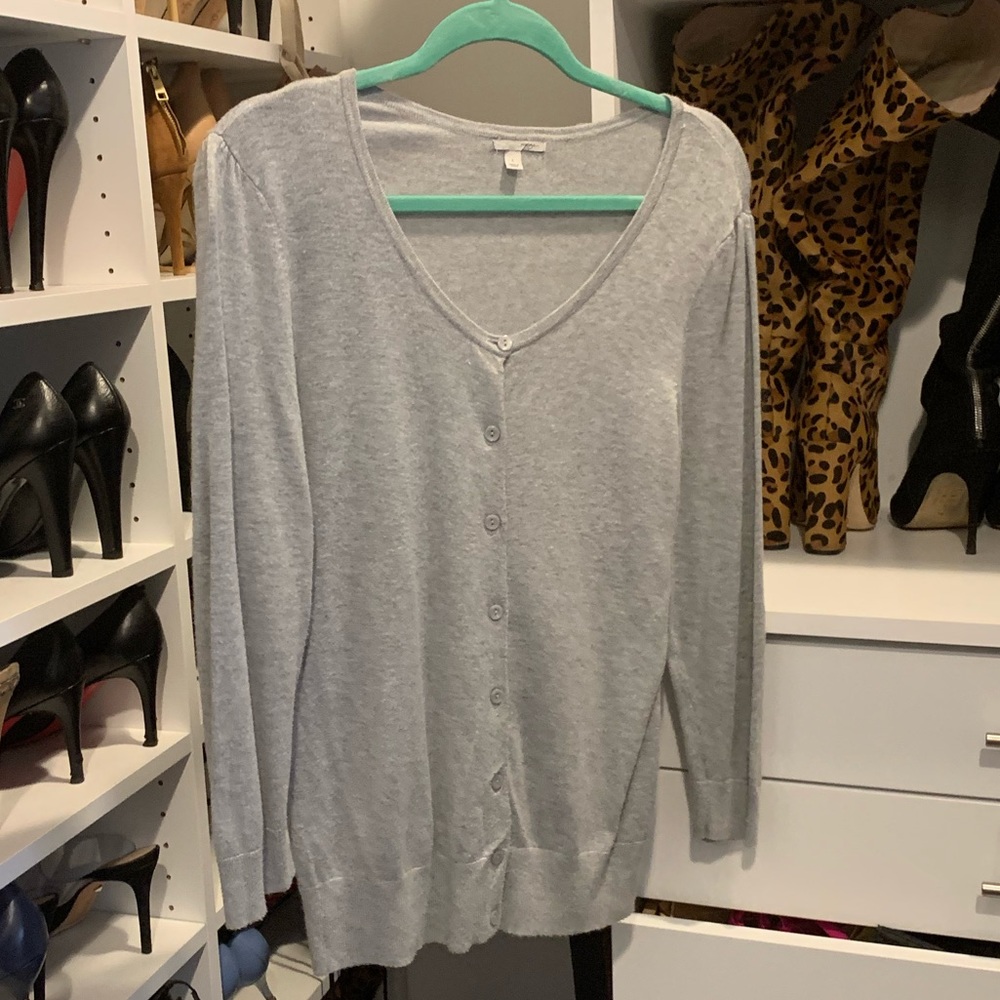 Light Gray Halogen Cardigan size L